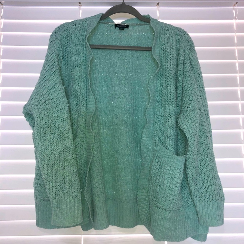 knitted cardigan sweater